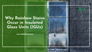 Why Rainbow Stains Occur in Insulated Glass Units (IGUs)