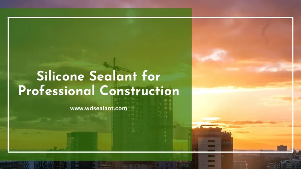The best silicone sealant for professional construction in UAE