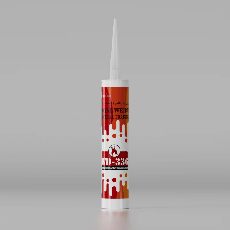 WD-336 Fire Rated Silicone professional neutral-curing sealant cartridge with 4-hour fire resistance rating.