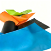 Assorted colors of EVA interlayer film sheets for decorative glass lamination.