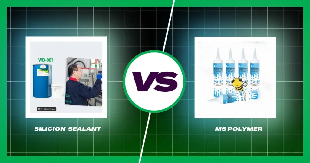ms polymer vs silicone sealant
